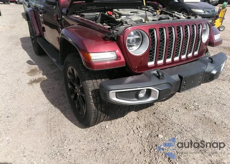 2021 Jeep Wrangler 4Xe Unlimited Sahara 4X4 из США, поврежденный, VIN 1C4JJXP66MW749537